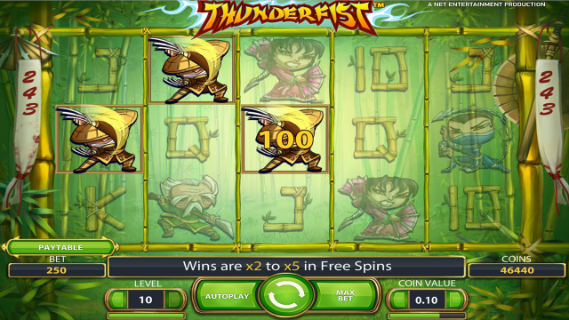 Бонусная игра Thunderfist 5