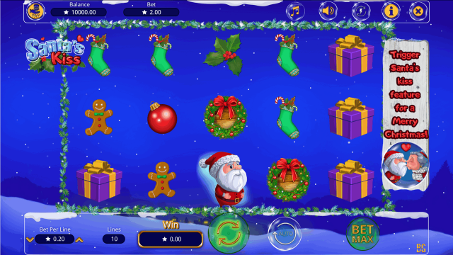 Игровой интерфейс Santa's Kiss 1