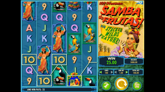 Бонусная игра Samba De Frutas 10